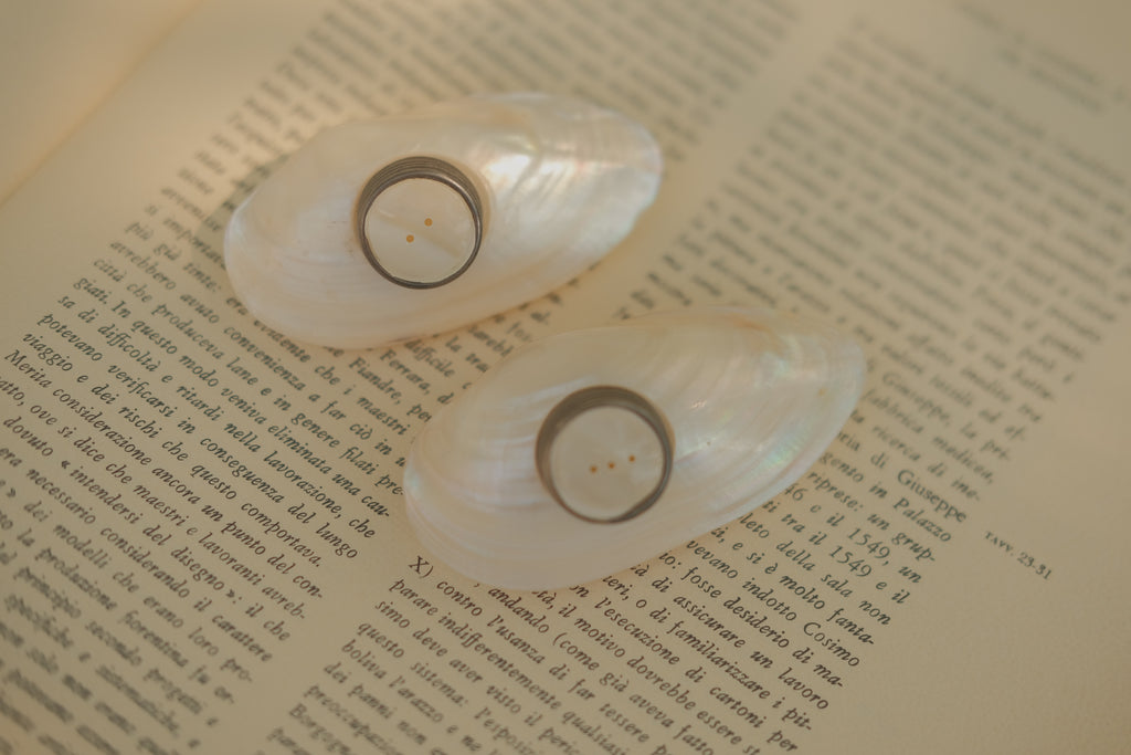 Mother of Pearl Salt & Pepper Shakers