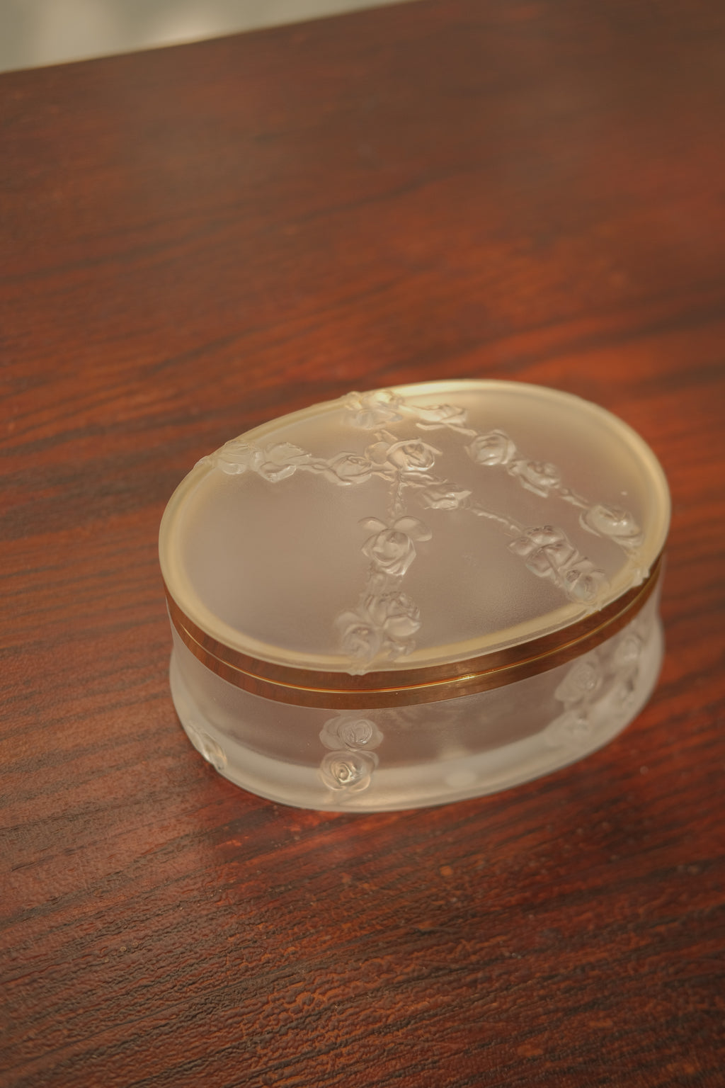 Lalique Coppelia Frosted Jewelry Box