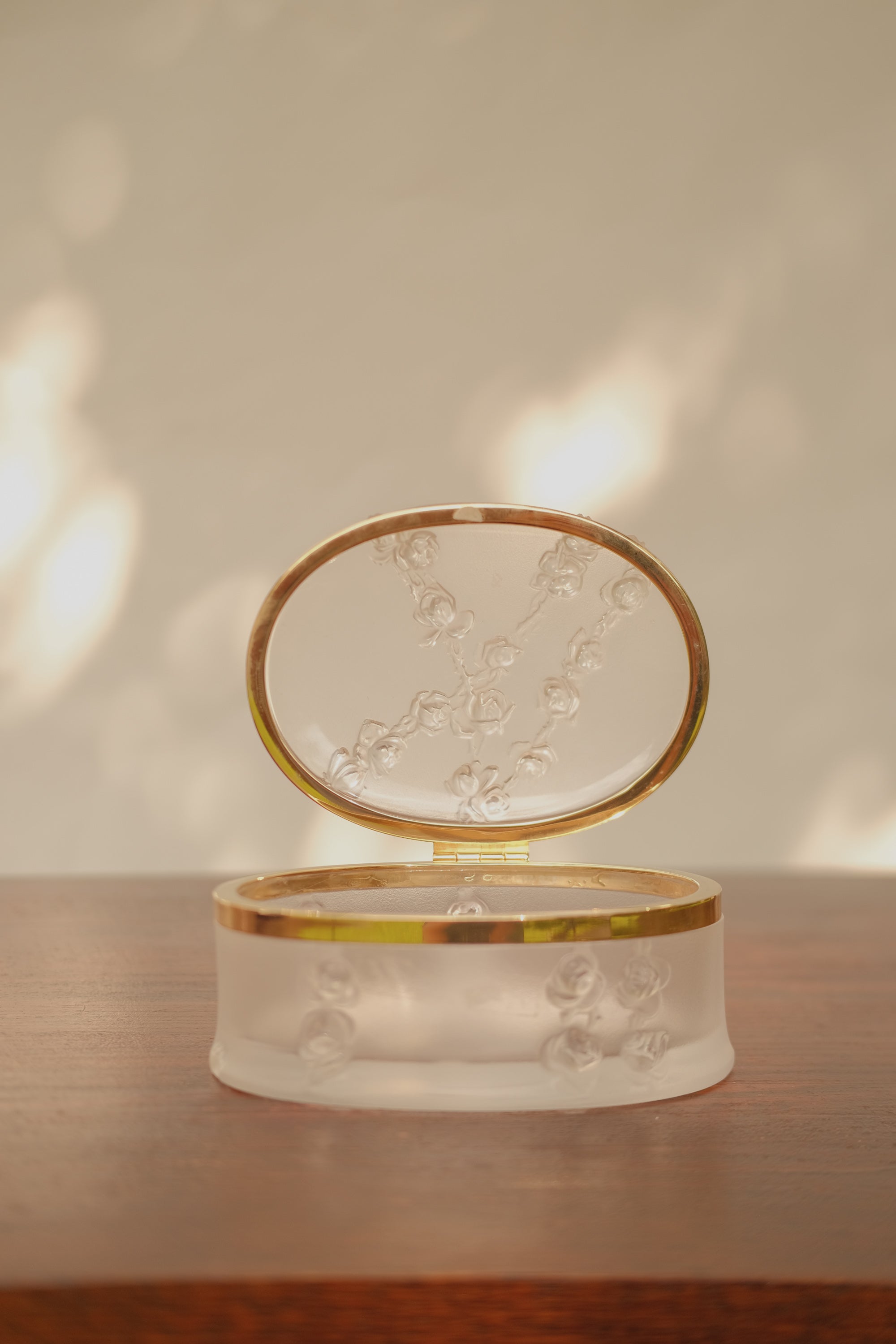 Lalique Coppelia Frosted Jewelry Box