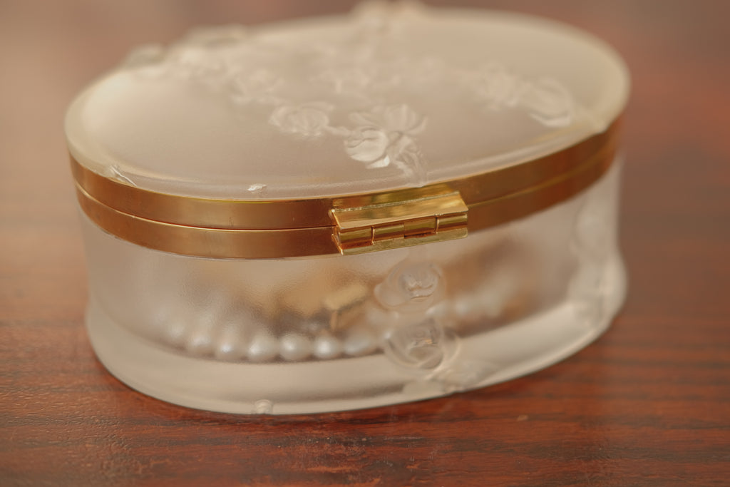 Lalique Coppelia Frosted Jewelry Box