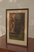 Original Charcoal Drawing - Artist & Model