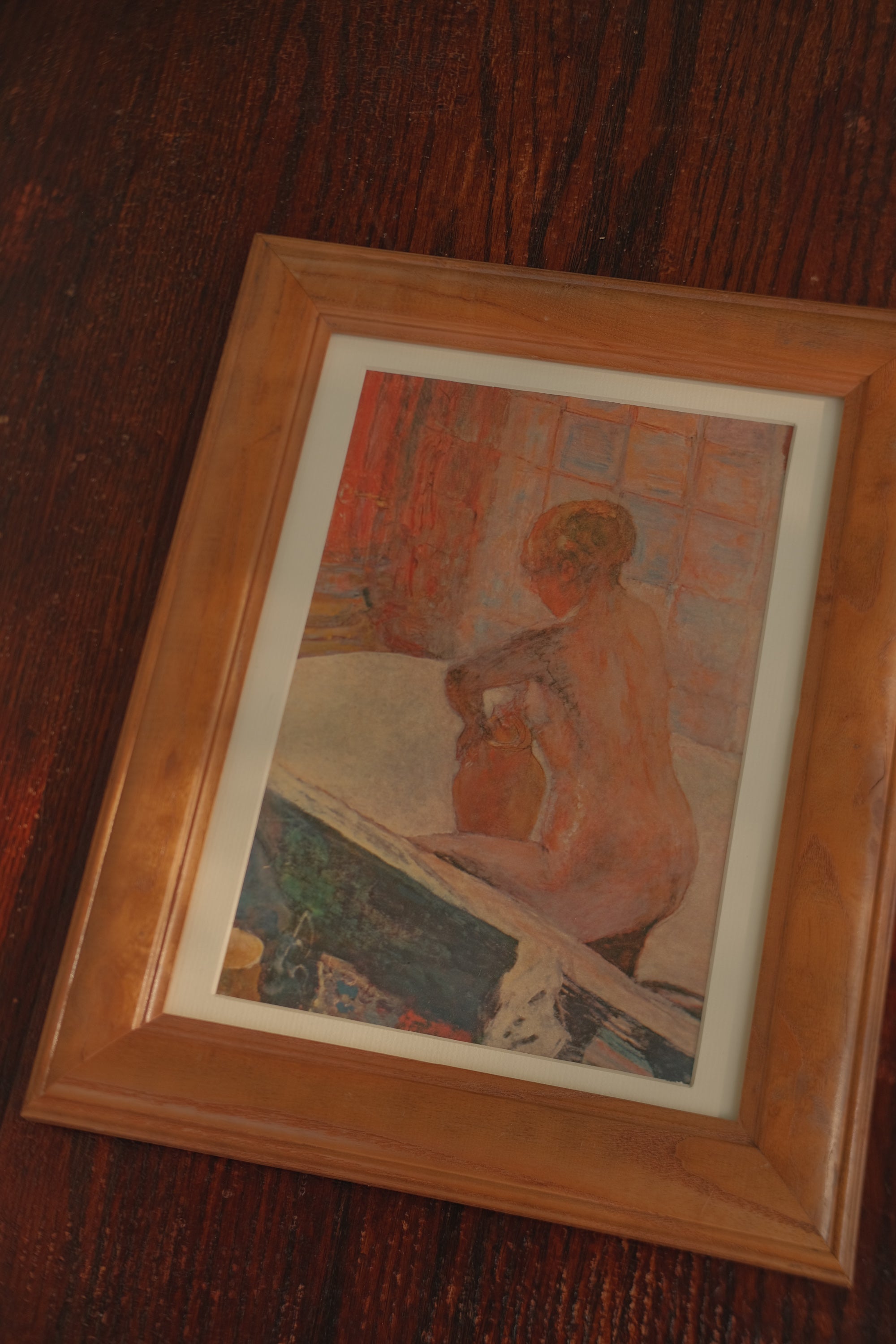 Vintage Pierre Bonnard Reproduction Mounted on Board