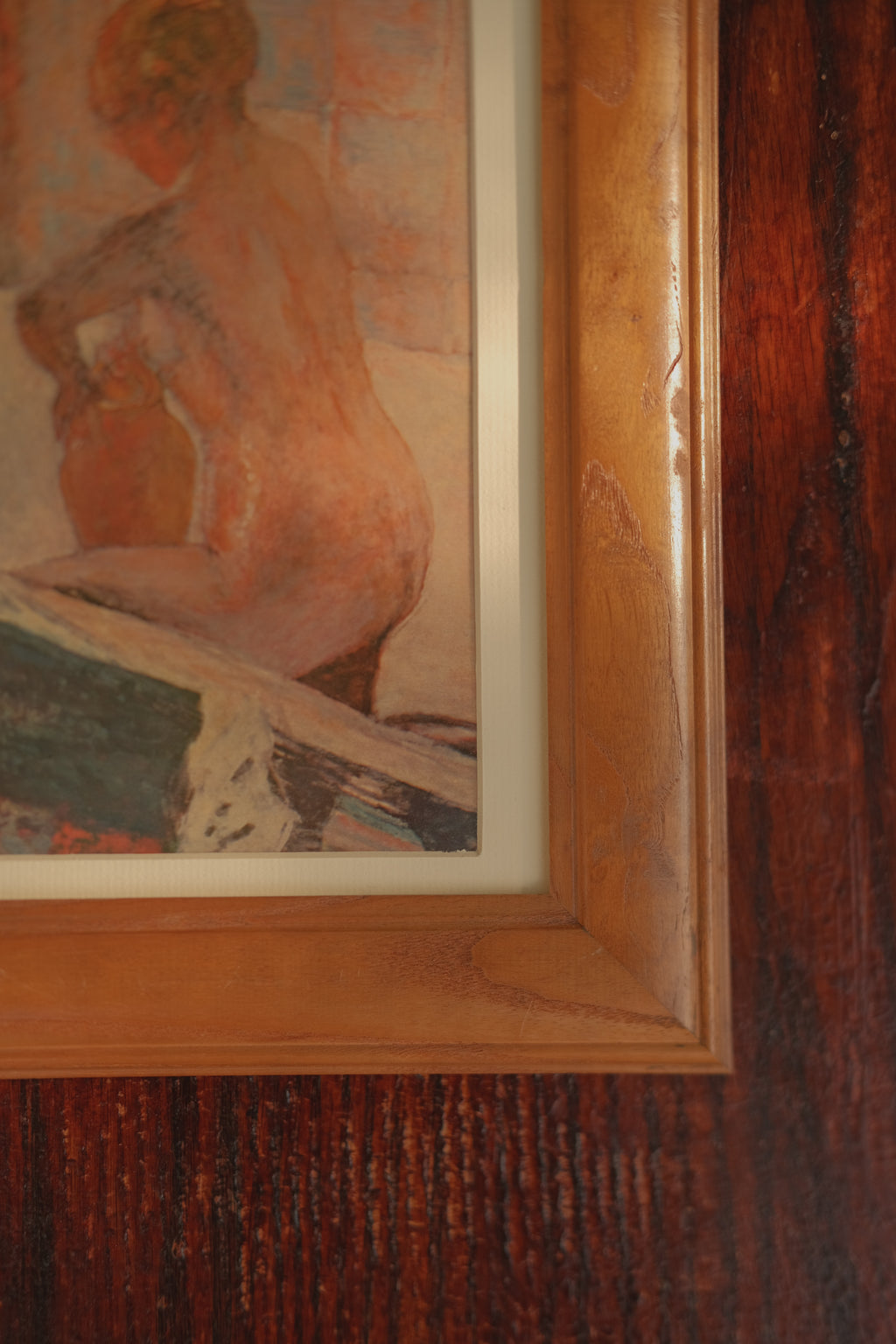 Vintage Pierre Bonnard Reproduction Mounted on Board