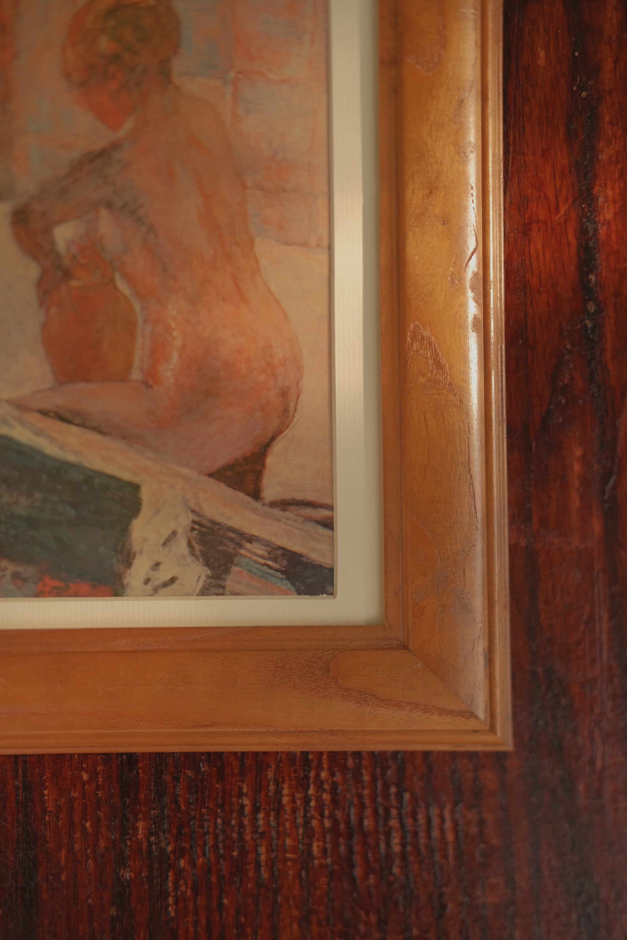 Vintage Pierre Bonnard Reproduction Mounted on Board