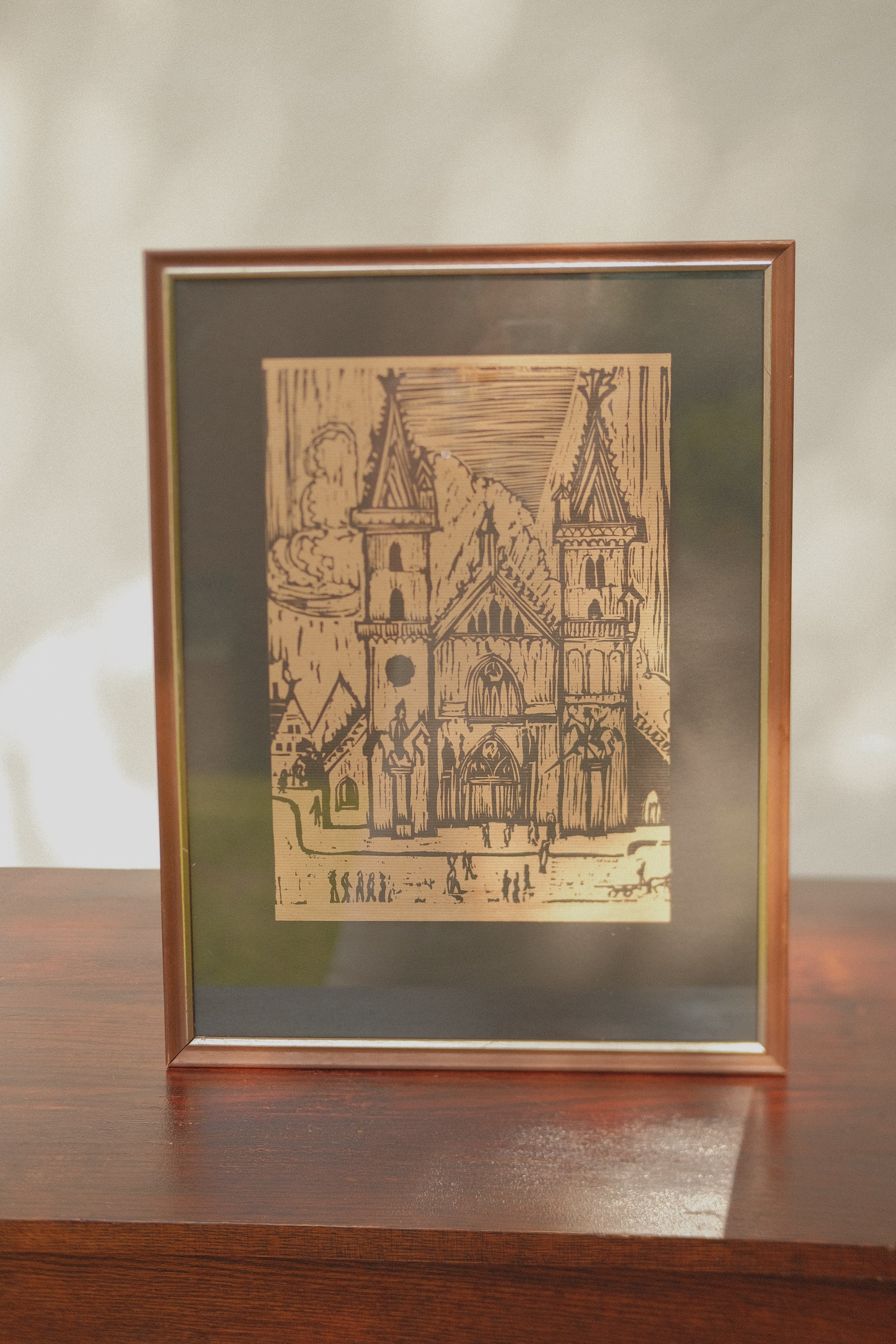 Vintage German Cathedral Print