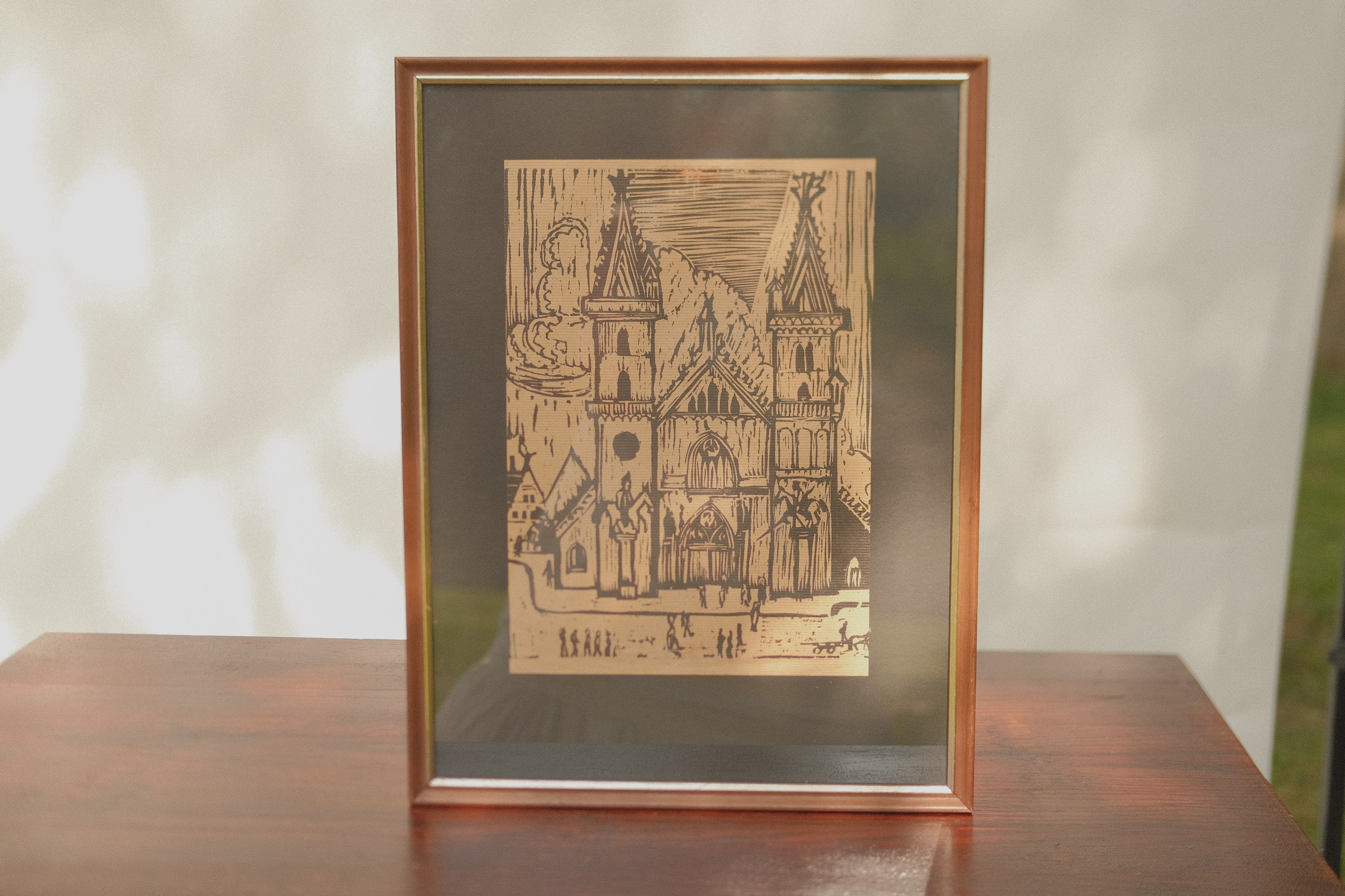 Vintage German Cathedral Print