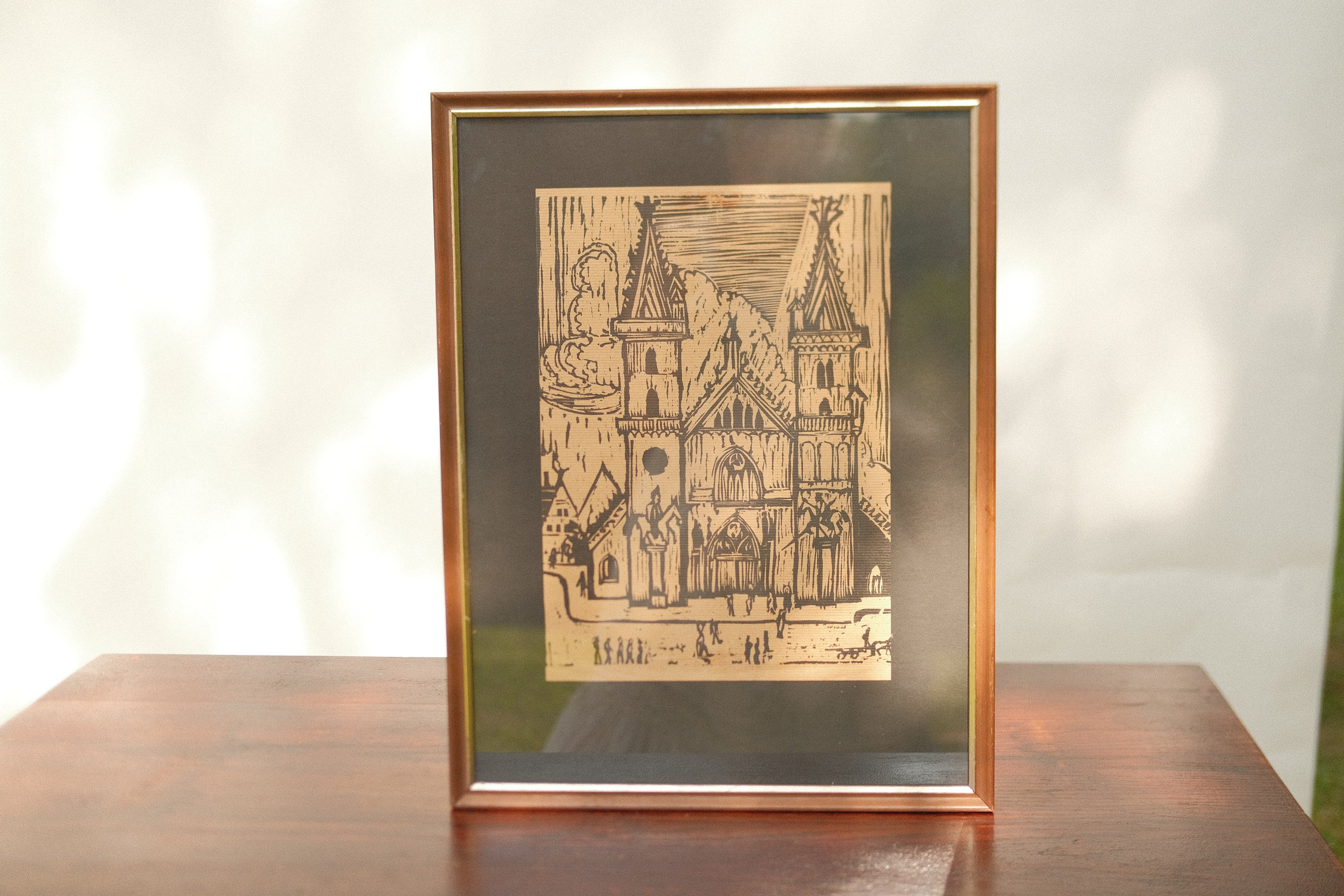 Vintage German Cathedral Print