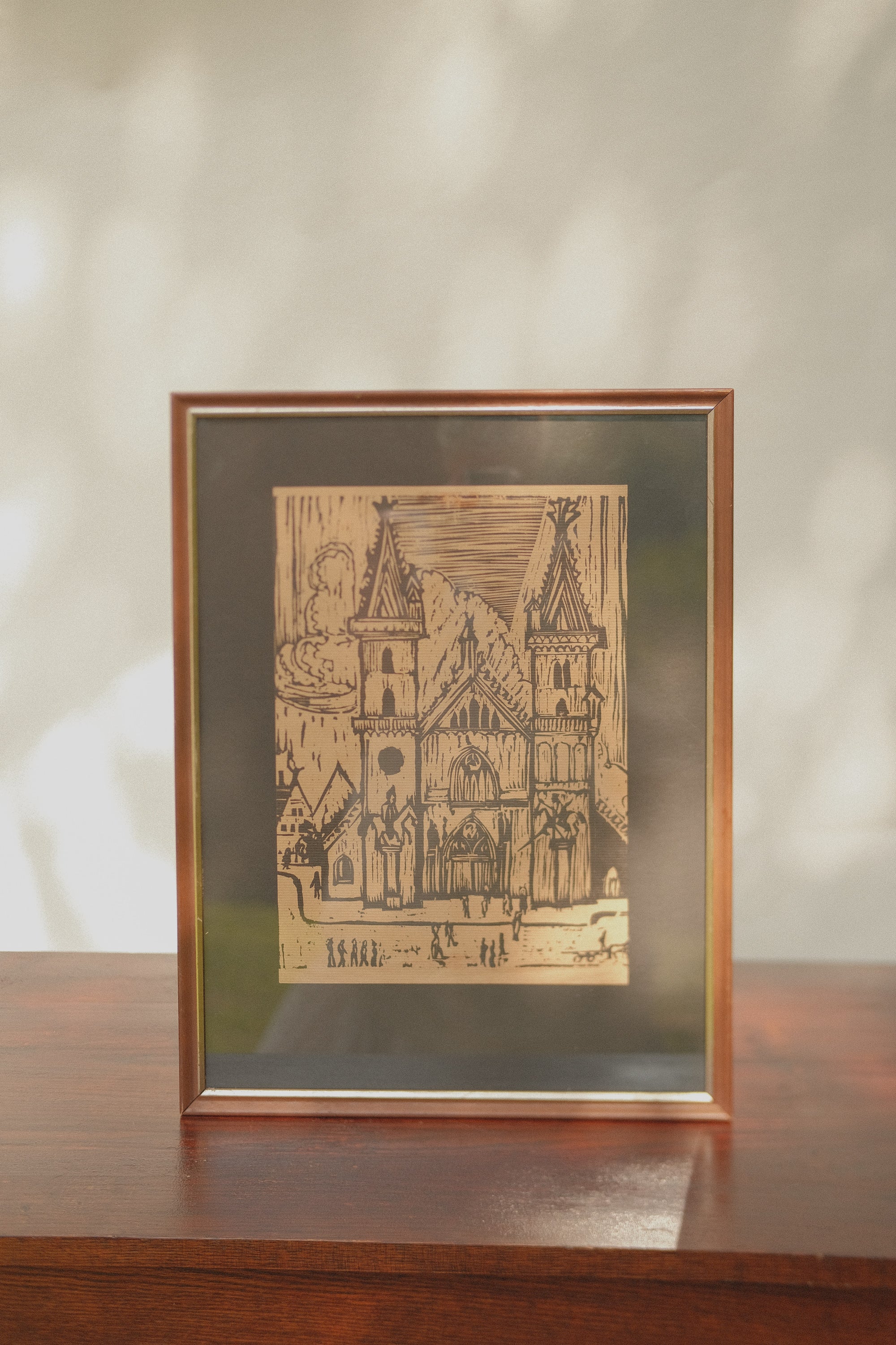 Vintage German Cathedral Print