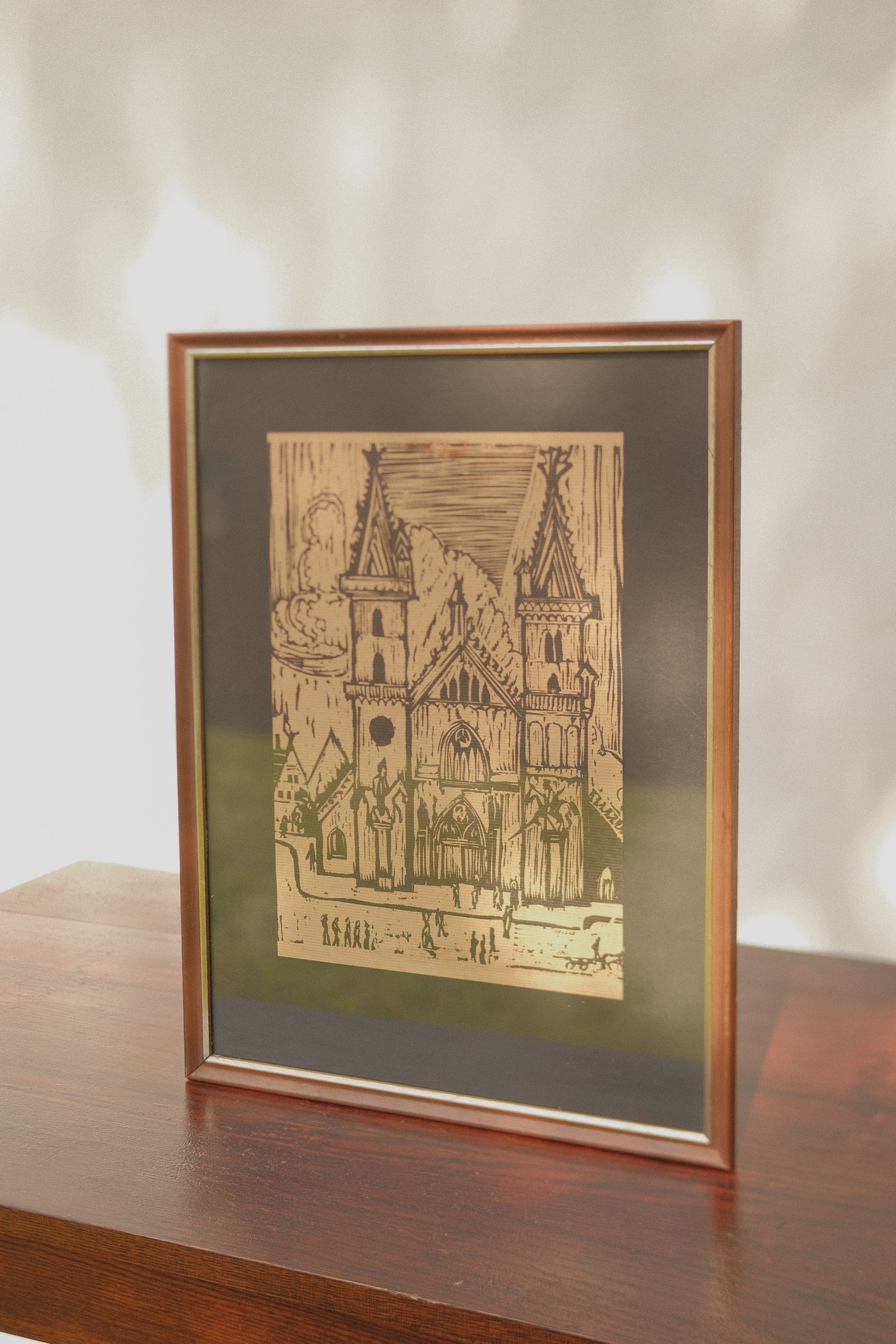 Vintage German Cathedral Print