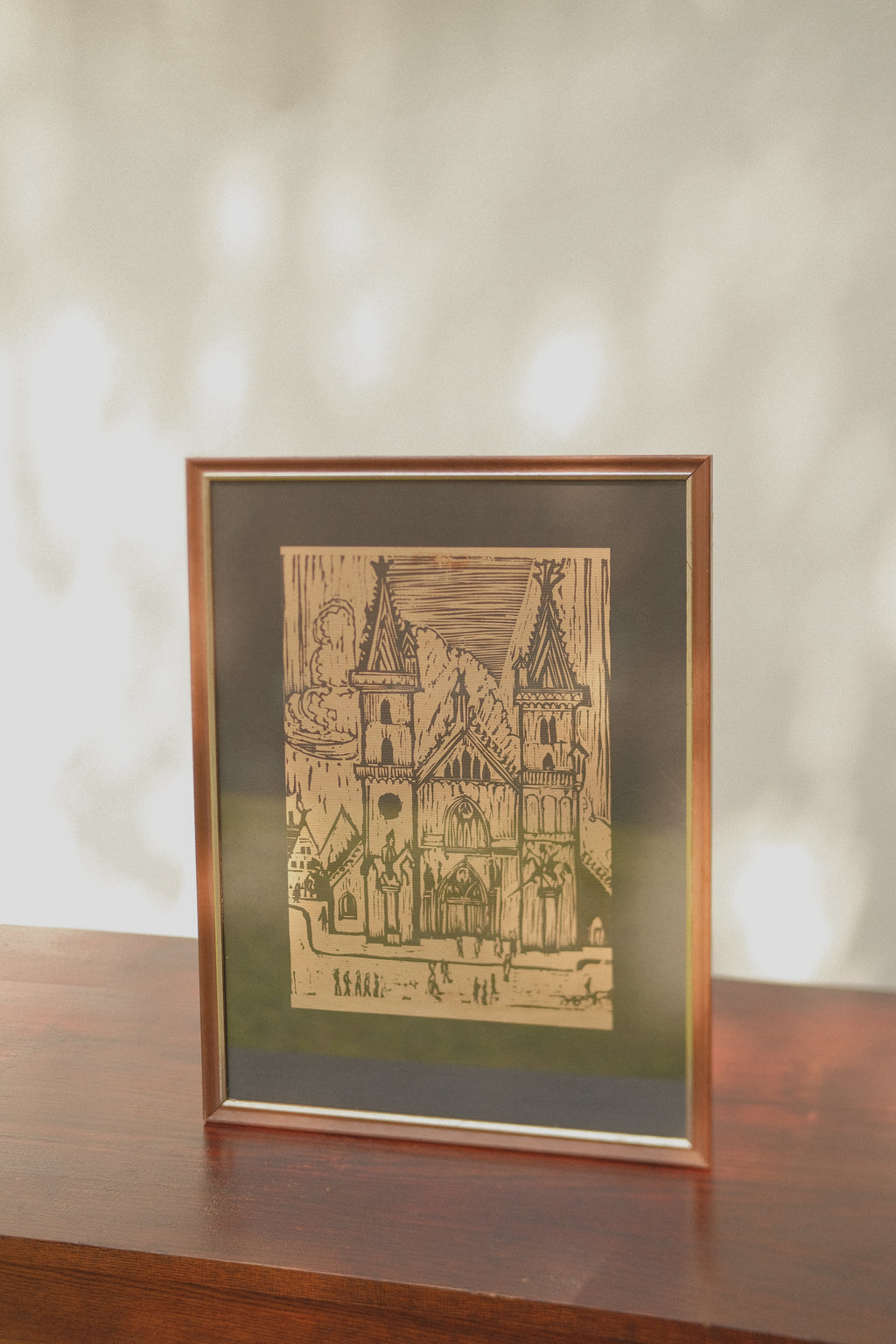 Vintage German Cathedral Print