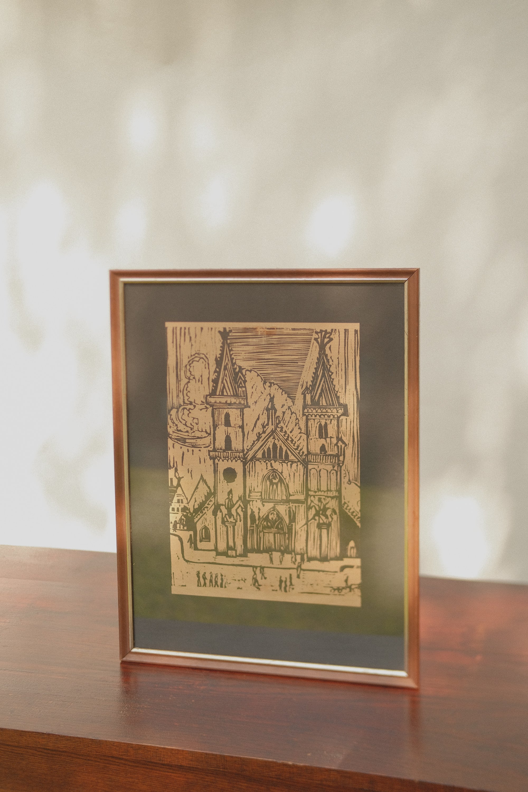 Vintage German Cathedral Print