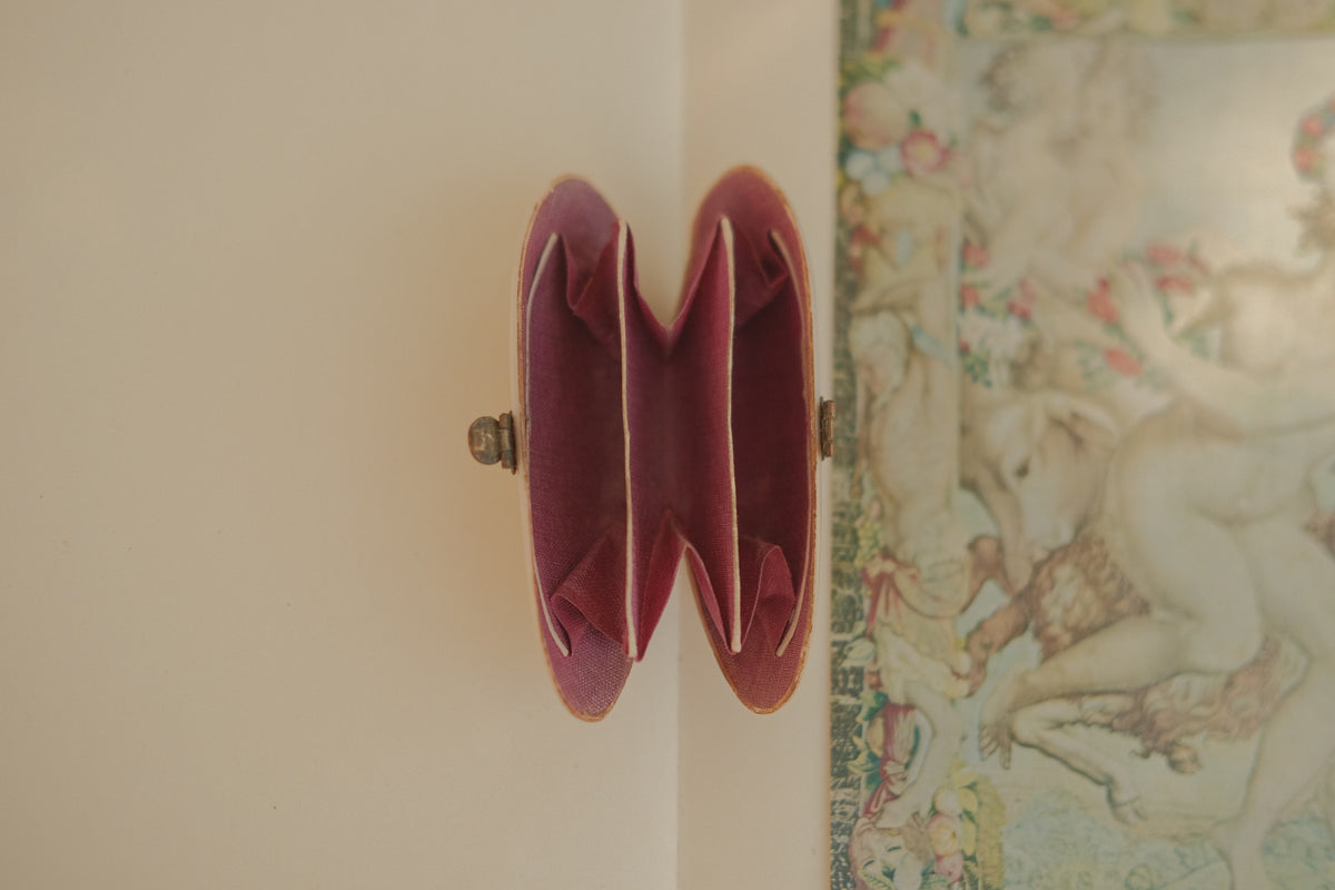 Victorian Mother of Pearl Shell Coin Purse