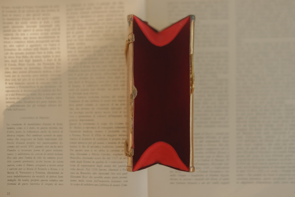 Engraved Brass Evening Bag