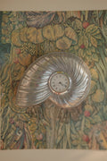 Kirk Stieff Pewter Shell Clock