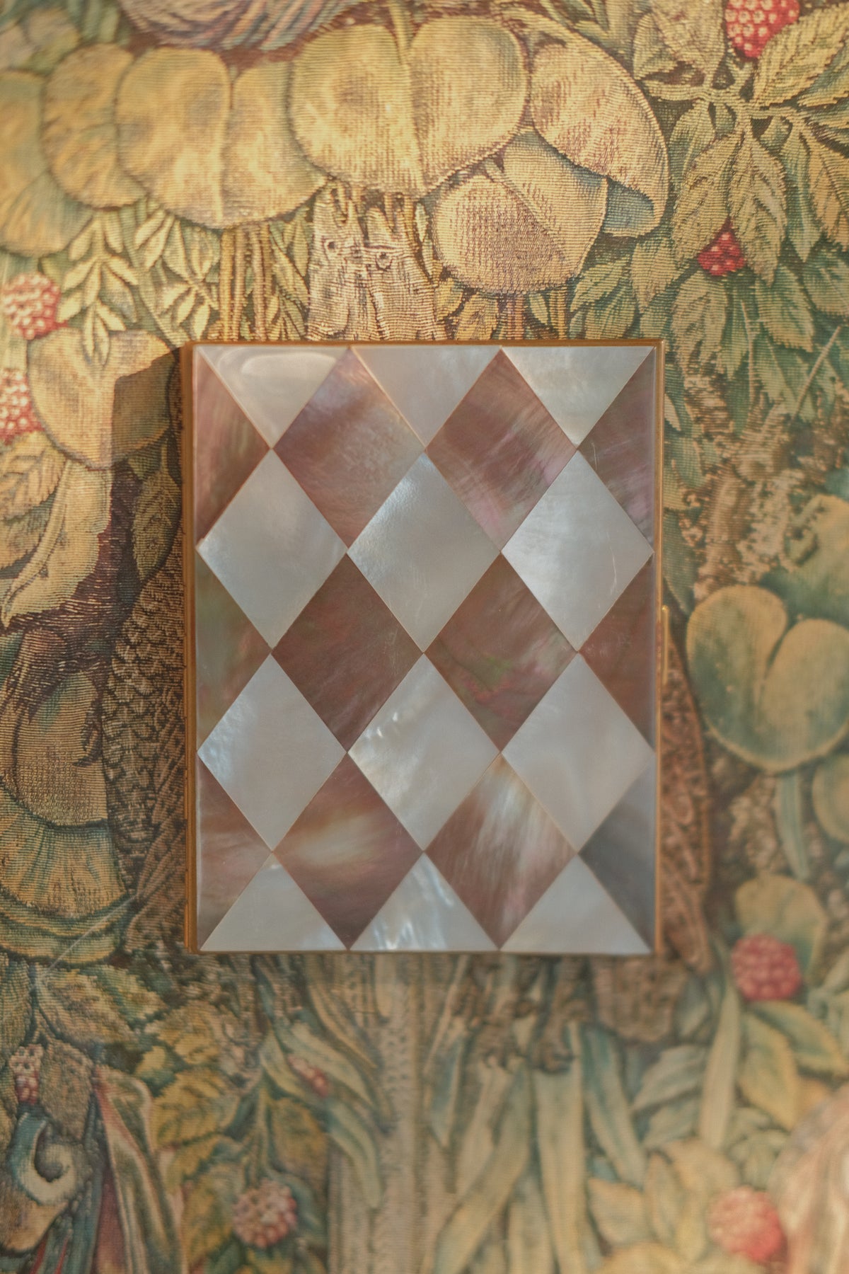 Mother of Pearl Harlequin Card Case