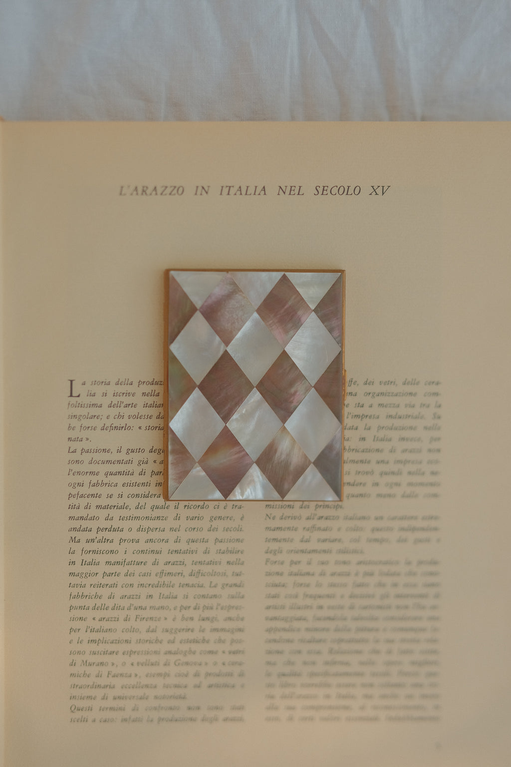 Mother of Pearl Harlequin Card Case