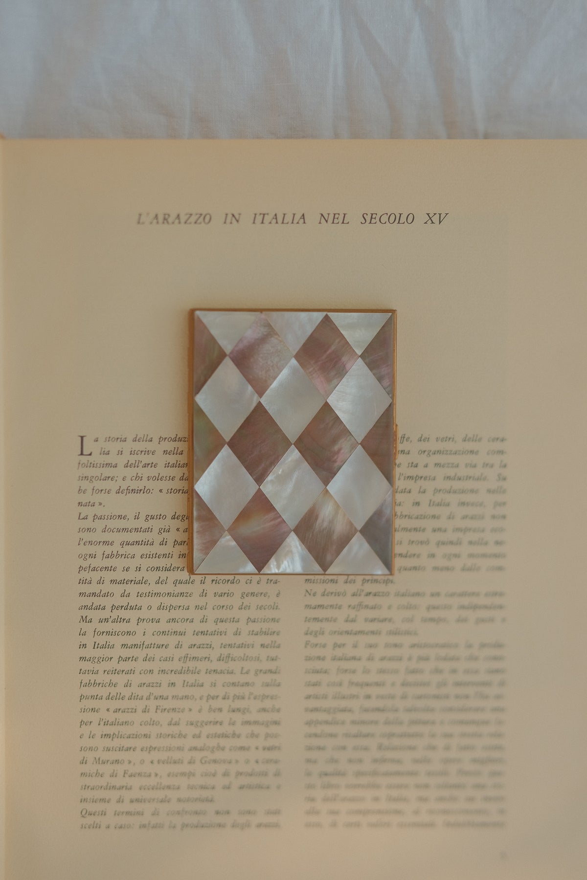 Mother of Pearl Harlequin Card Case