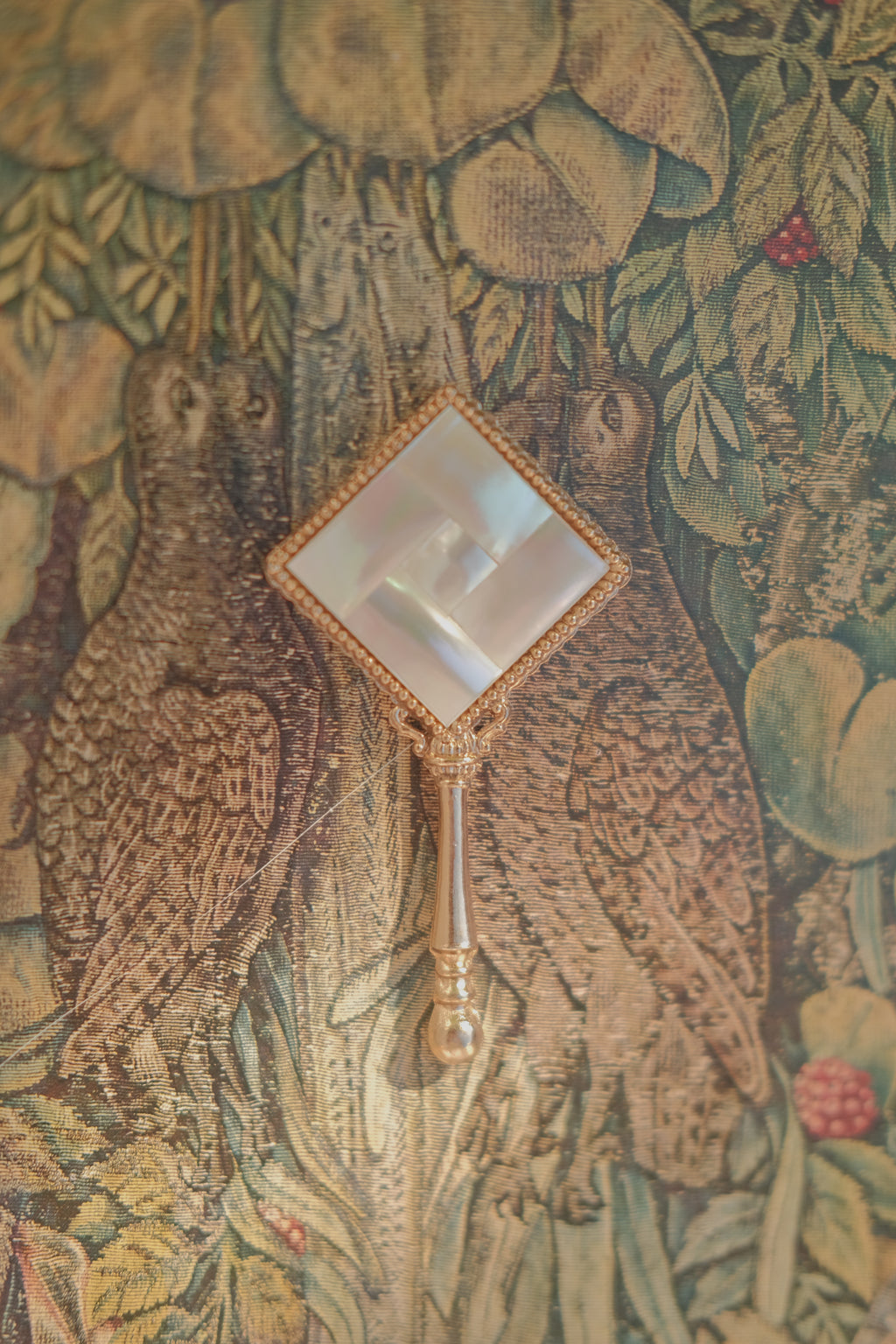 Marhill Miniature MOP Hand Mirror