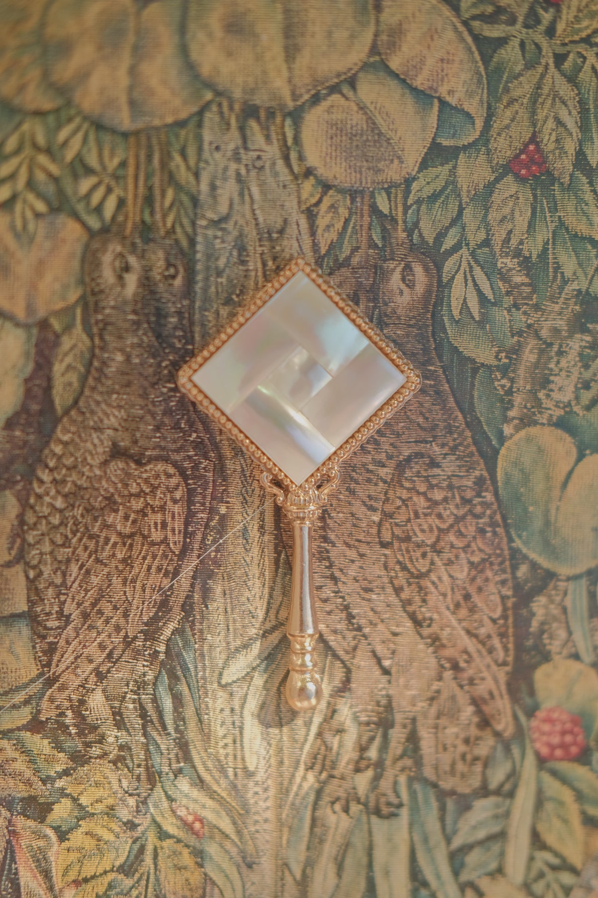 Marhill Miniature MOP Hand Mirror