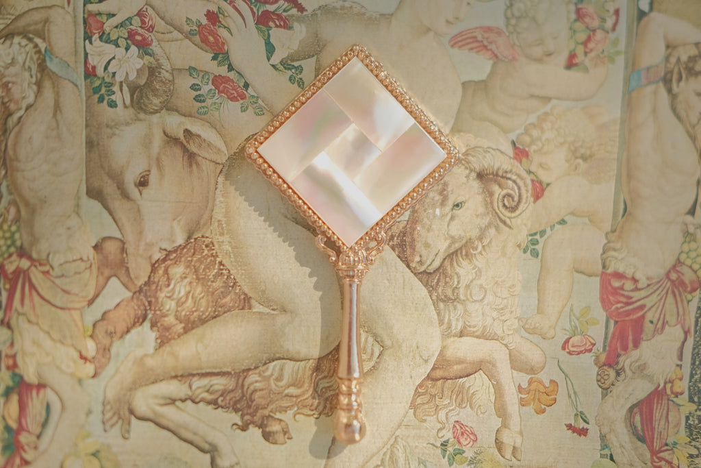 Marhill Miniature MOP Hand Mirror