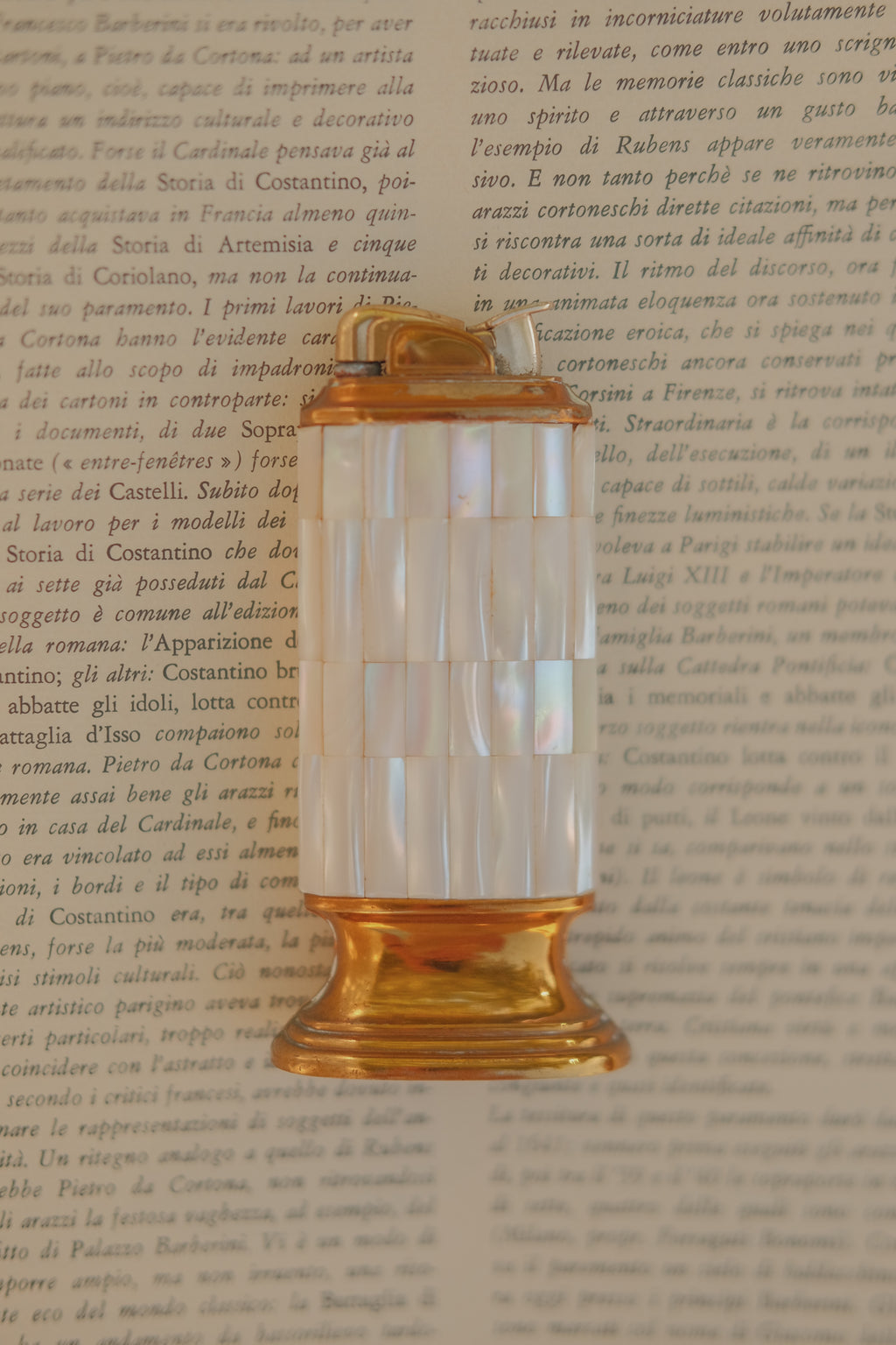 Coming Soon - 1950's Evans Mother of Pearl Table Lighter