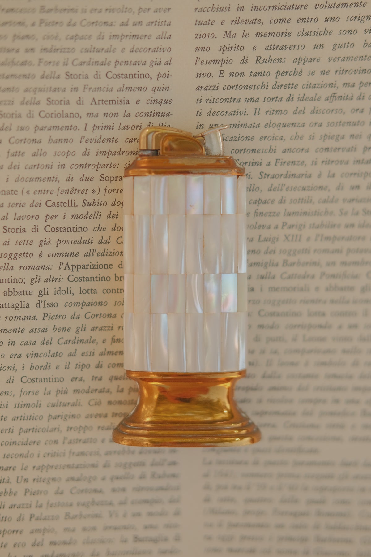 Coming Soon - 1950's Evans Mother of Pearl Table Lighter