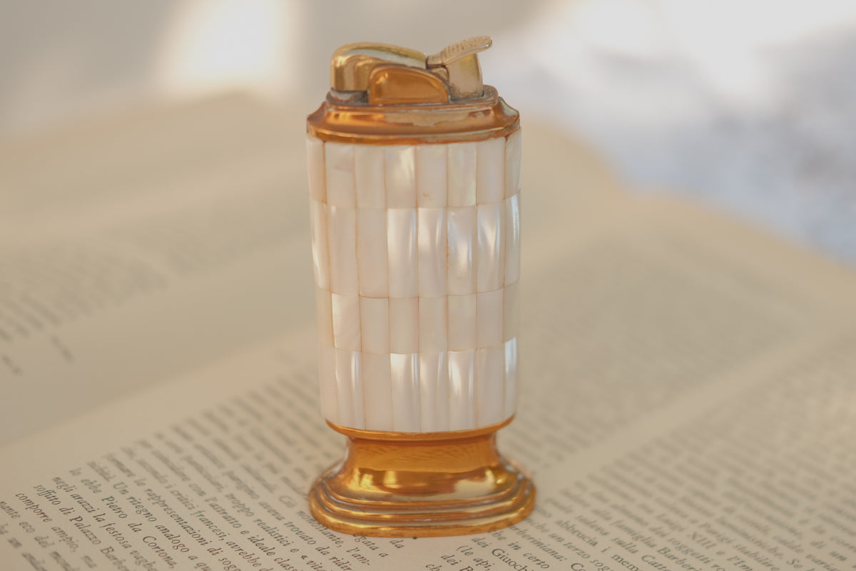 Coming Soon - 1950's Evans Mother of Pearl Table Lighter