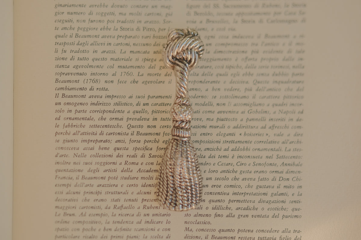 Silver-Plated Tassel Bottle Opener