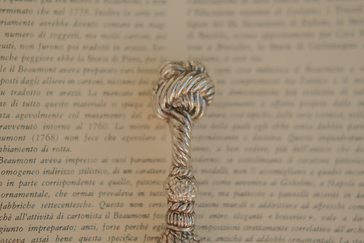 Silver-Plated Tassel Bottle Opener