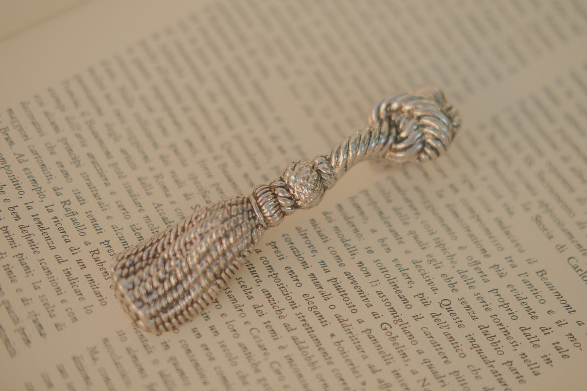 Silver-Plated Tassel Bottle Opener