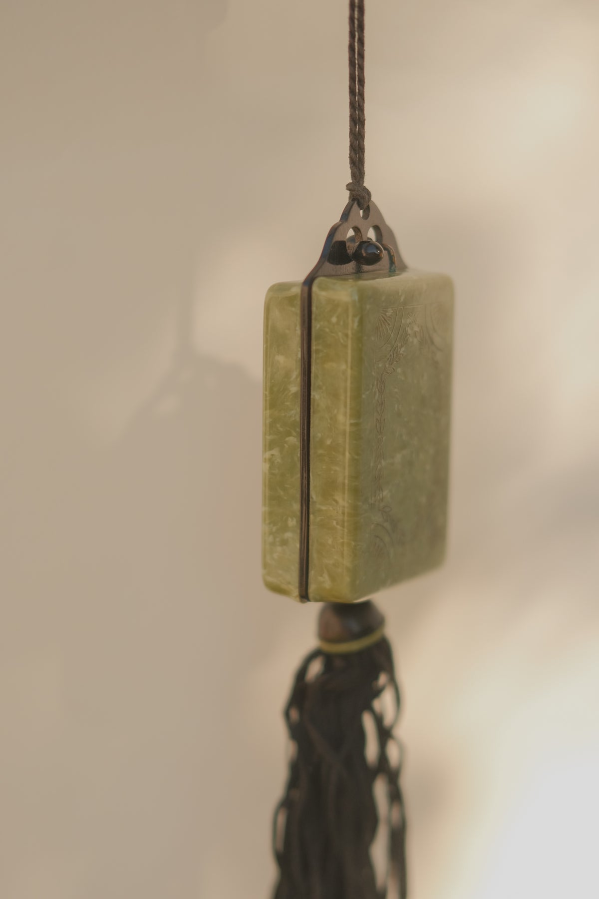 1920's Art Deco Celluloid Dance Compact
