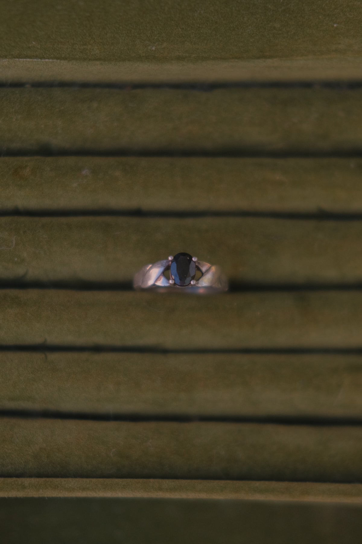 Sterling Silver & Sapphire Ring