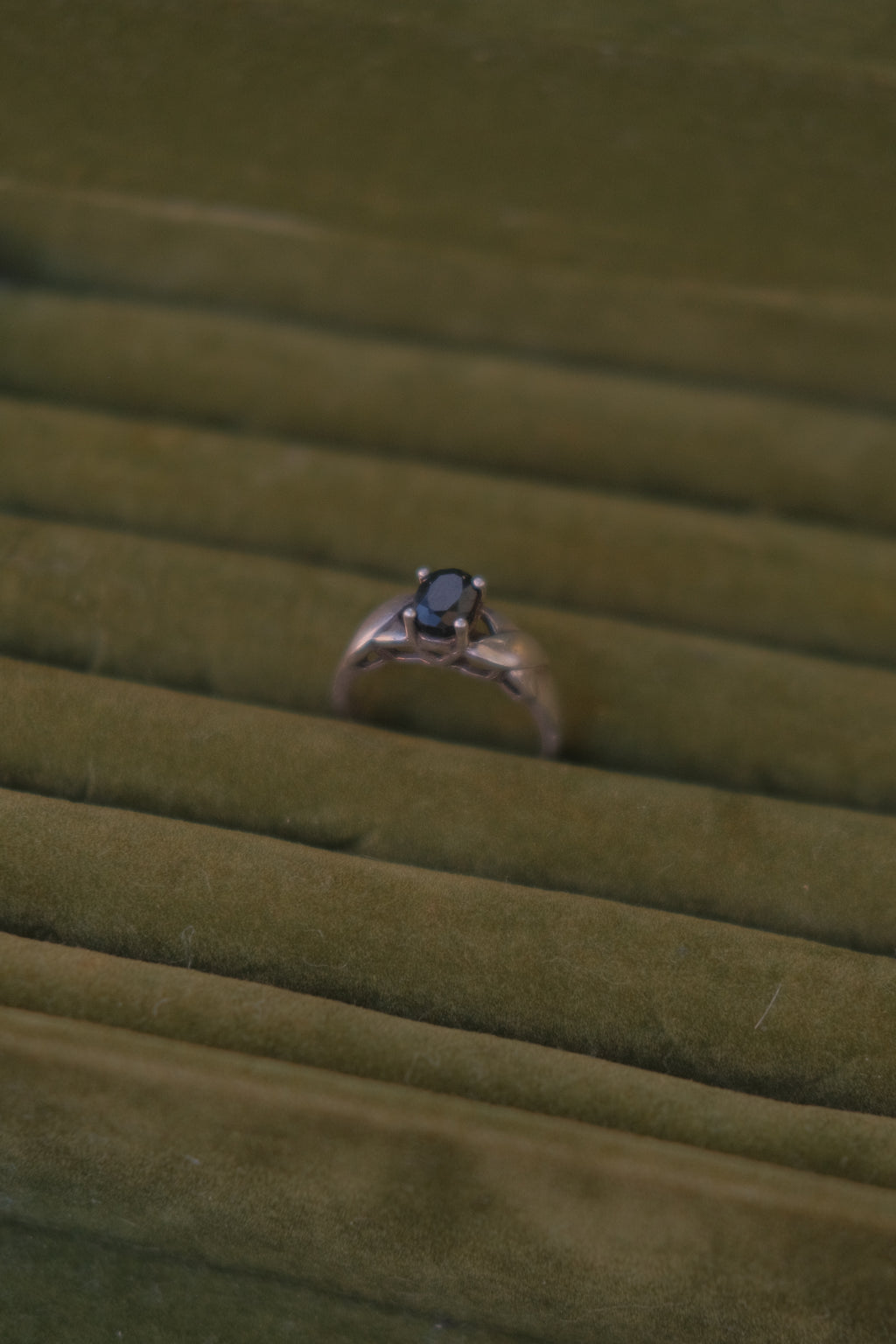 Sterling Silver & Sapphire Ring
