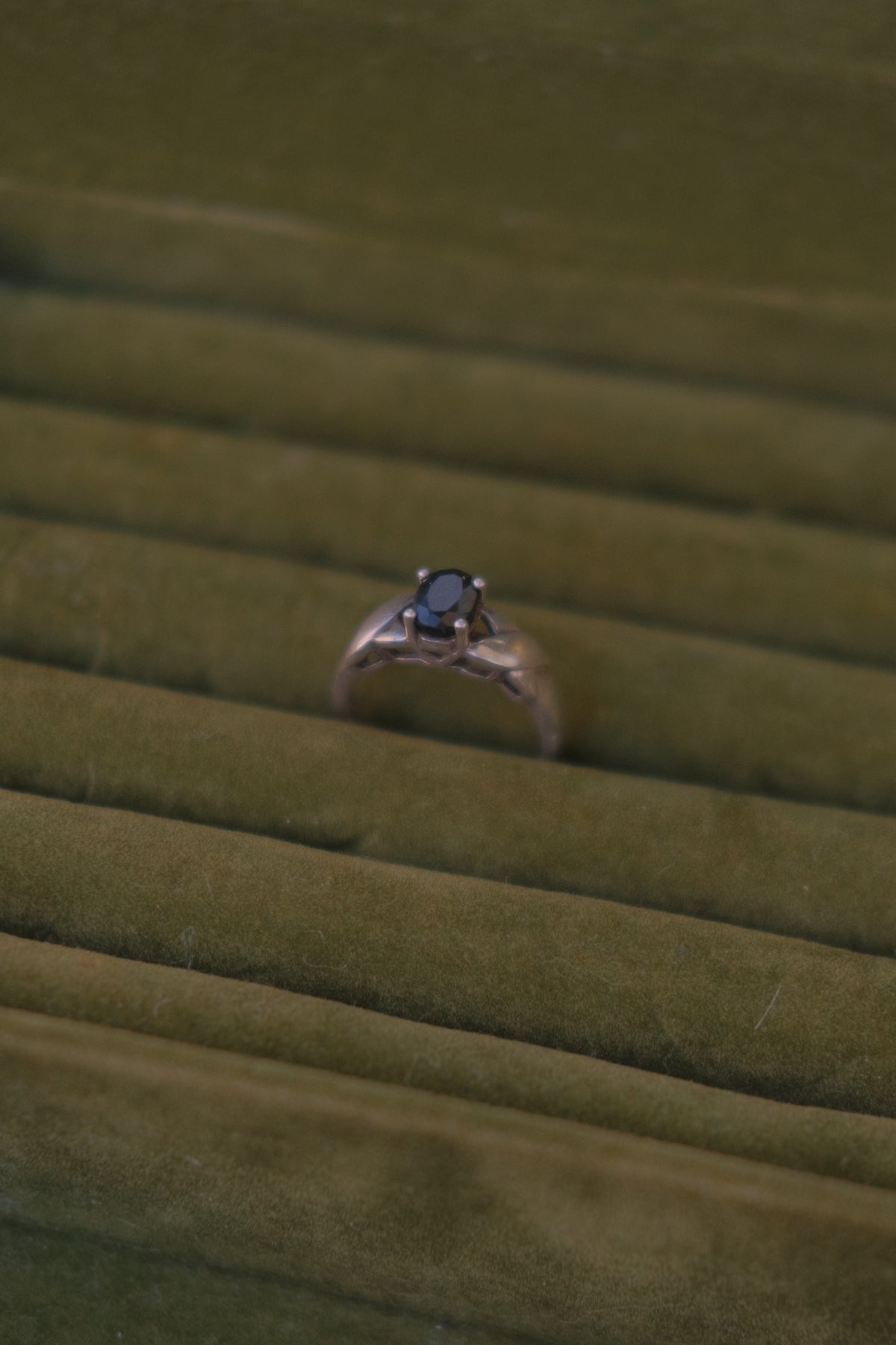 Sterling Silver & Sapphire Ring