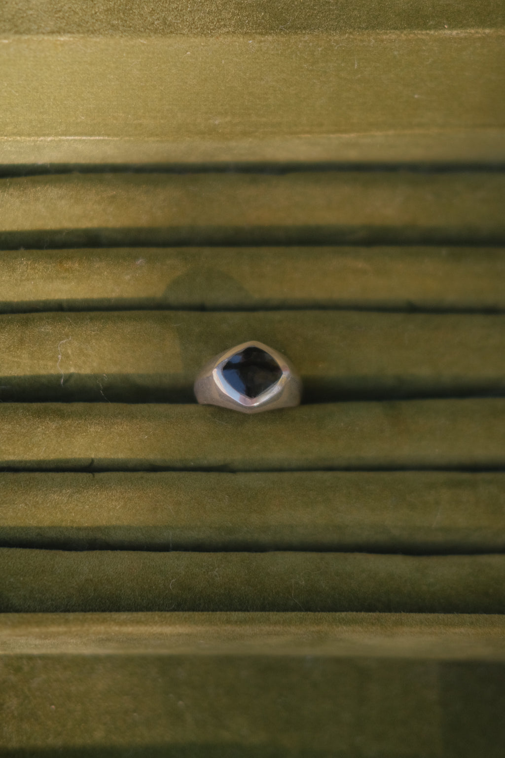 Sterling Silver Onyx Signet Ring