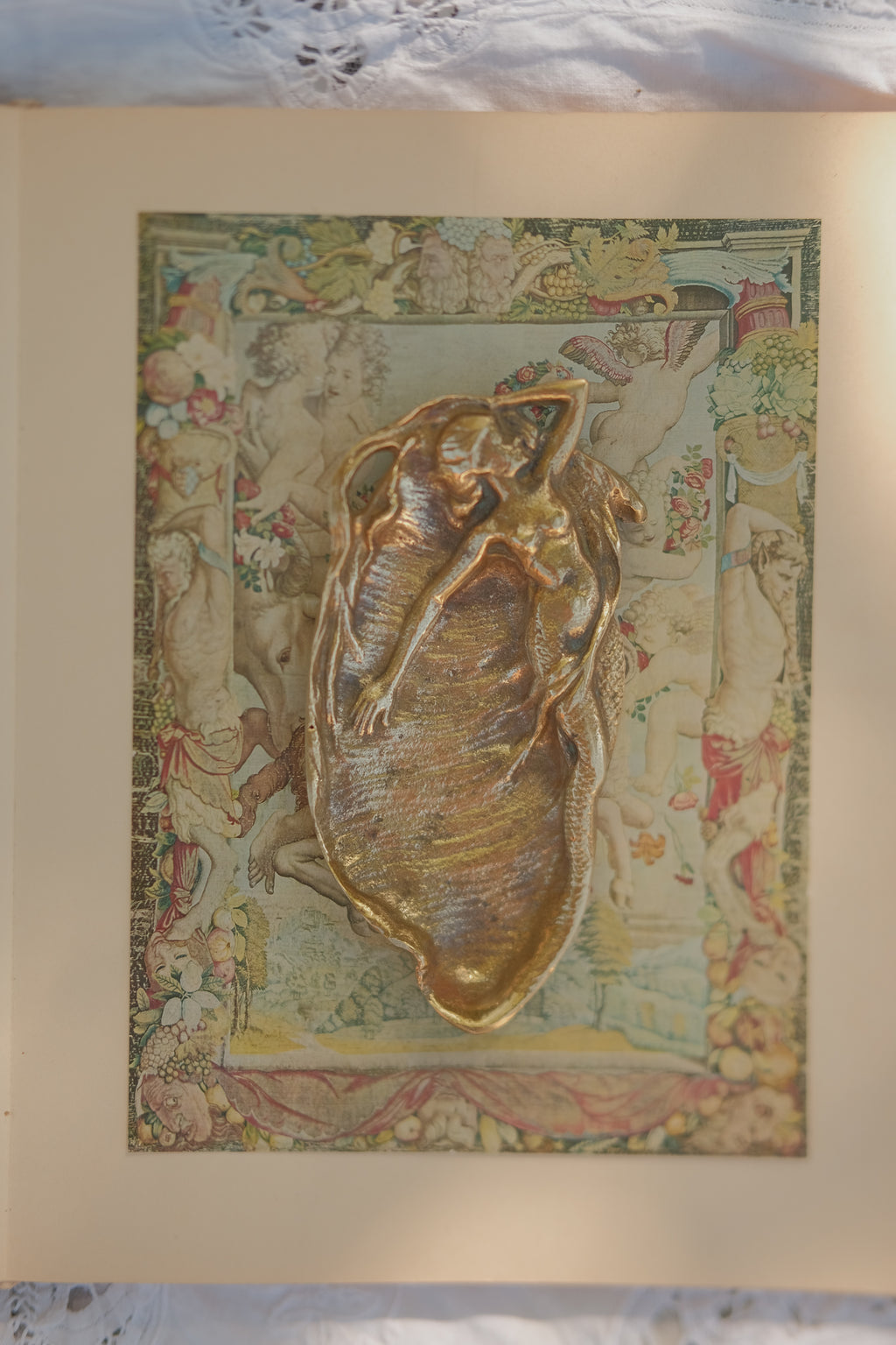 Brass Mermaid Tray