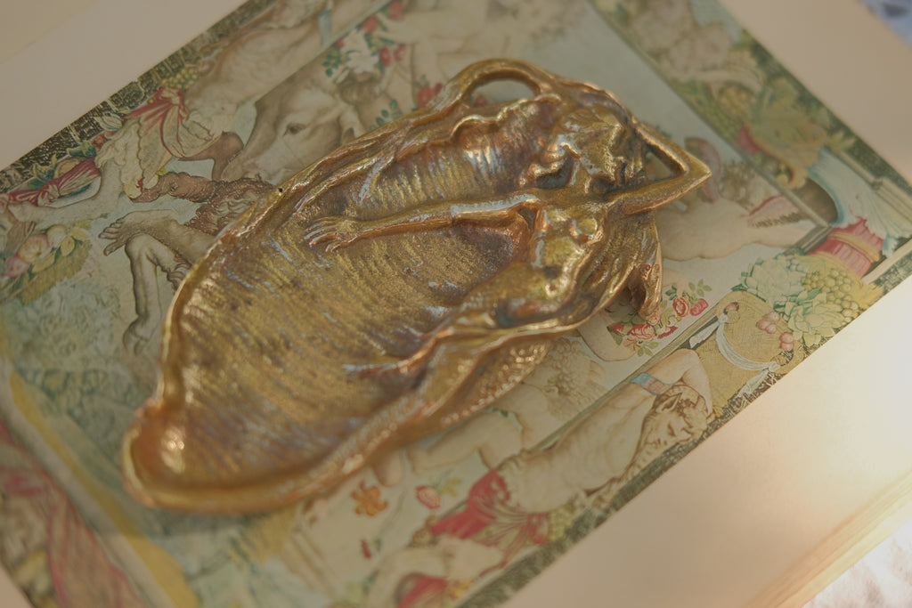 Brass Mermaid Tray