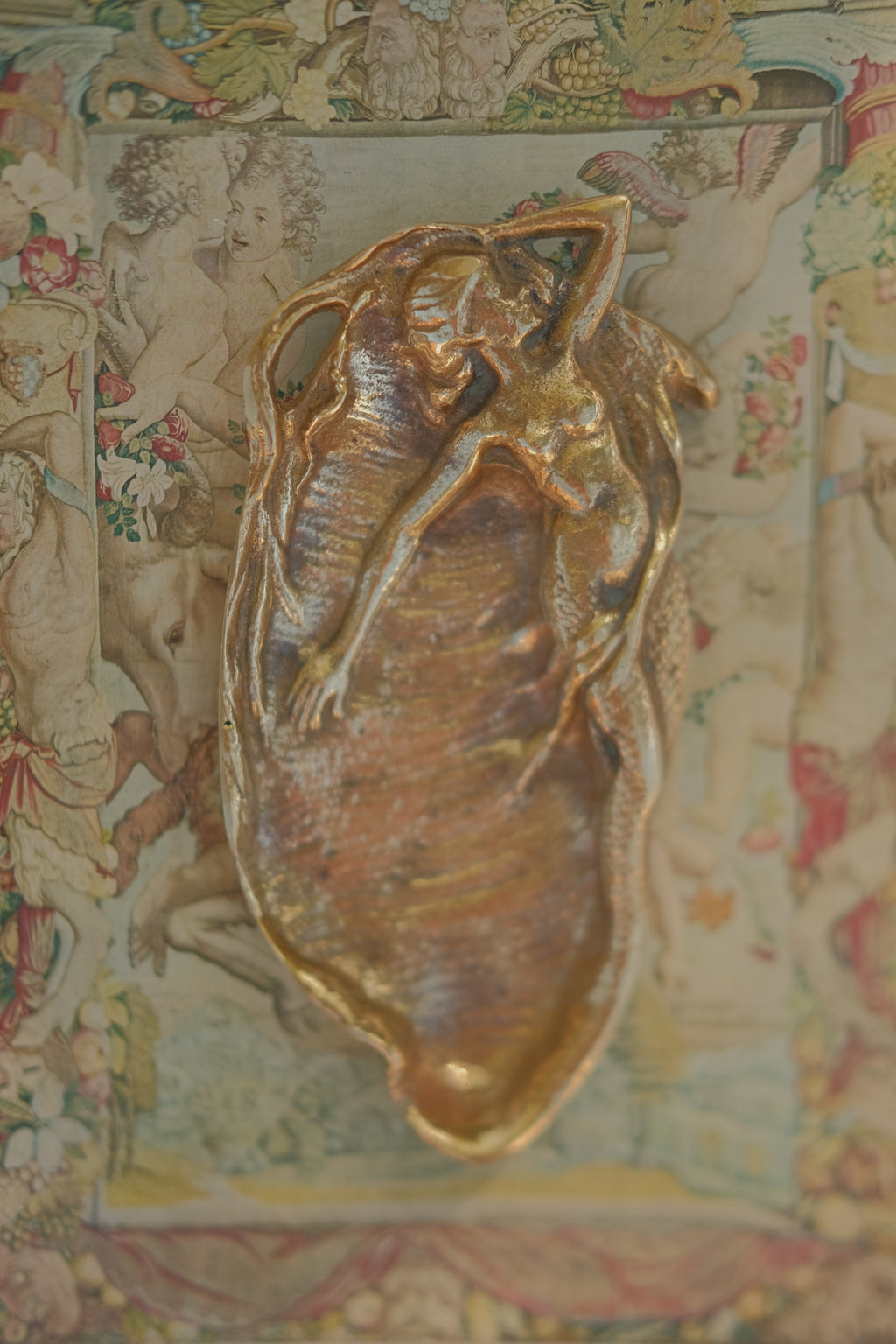 Brass Mermaid Tray