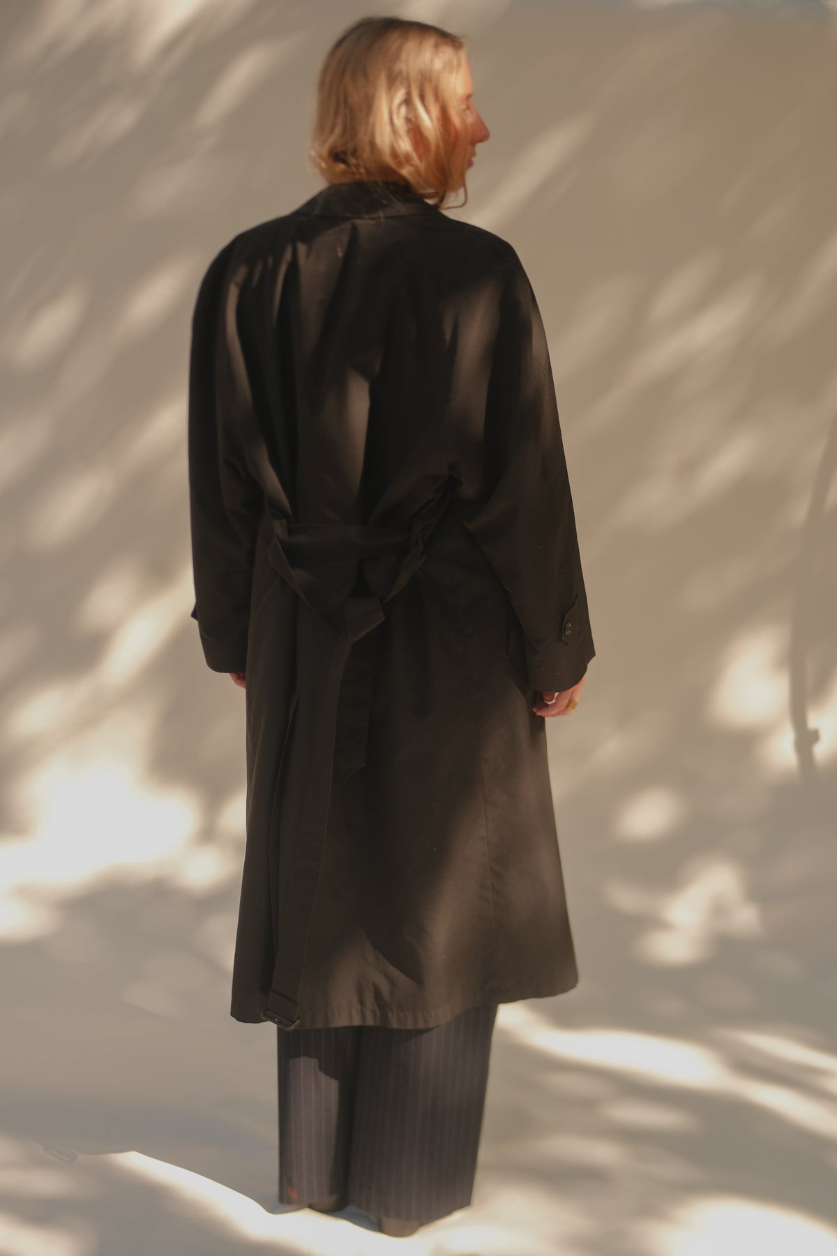 Christian Dior Monsieur Black Trench Coat