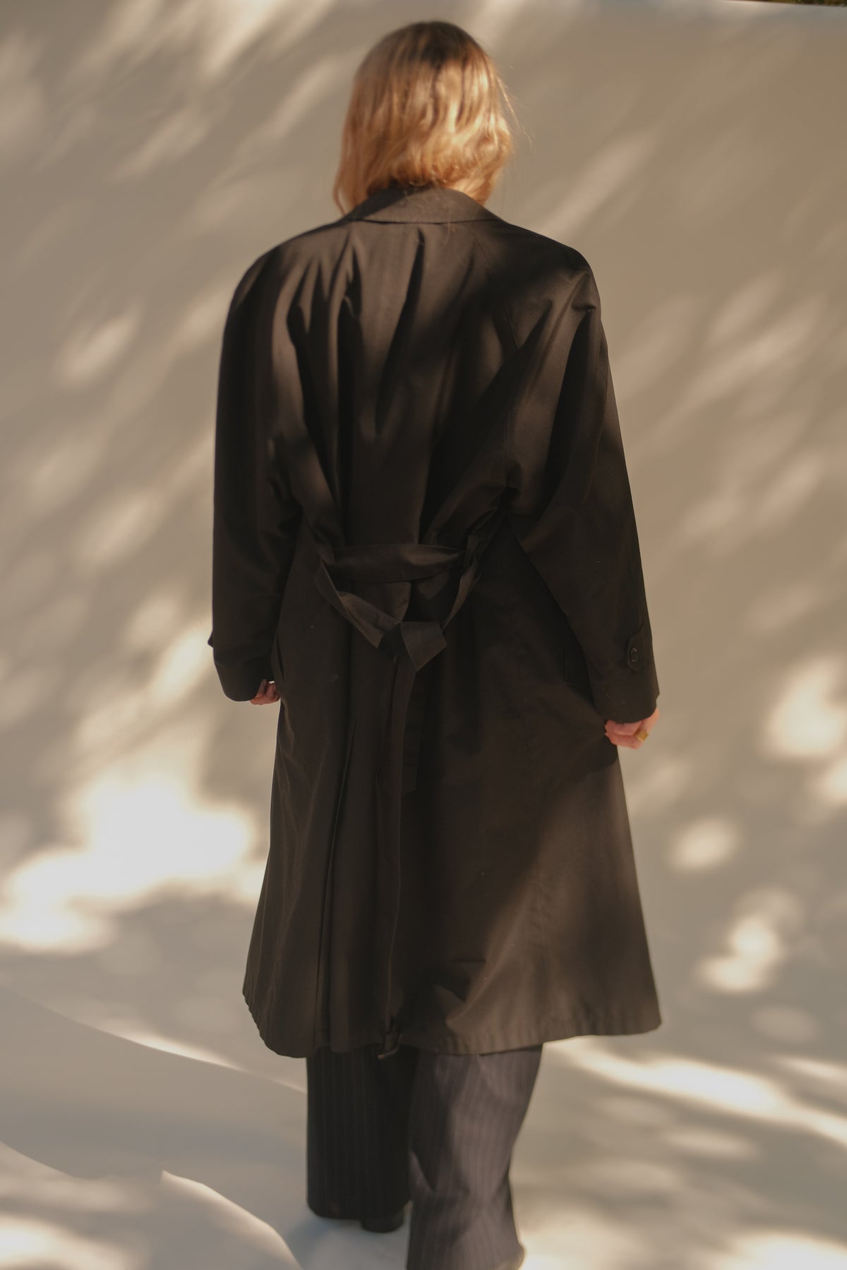 Christian Dior Monsieur Black Trench Coat