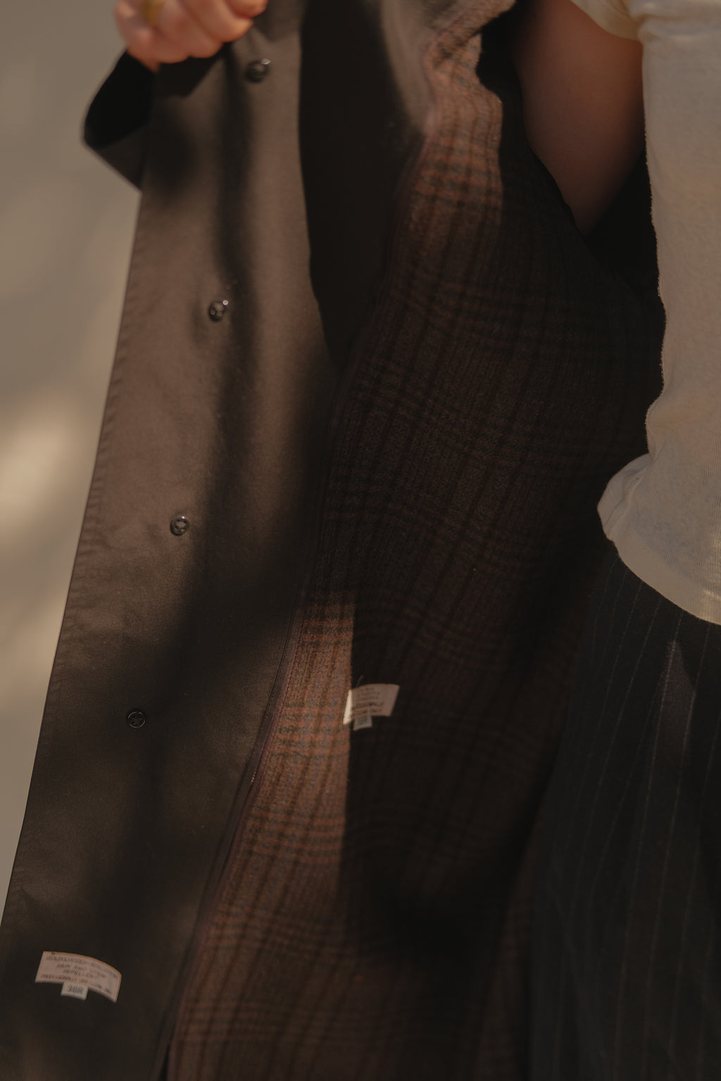 Christian Dior Monsieur Black Trench Coat