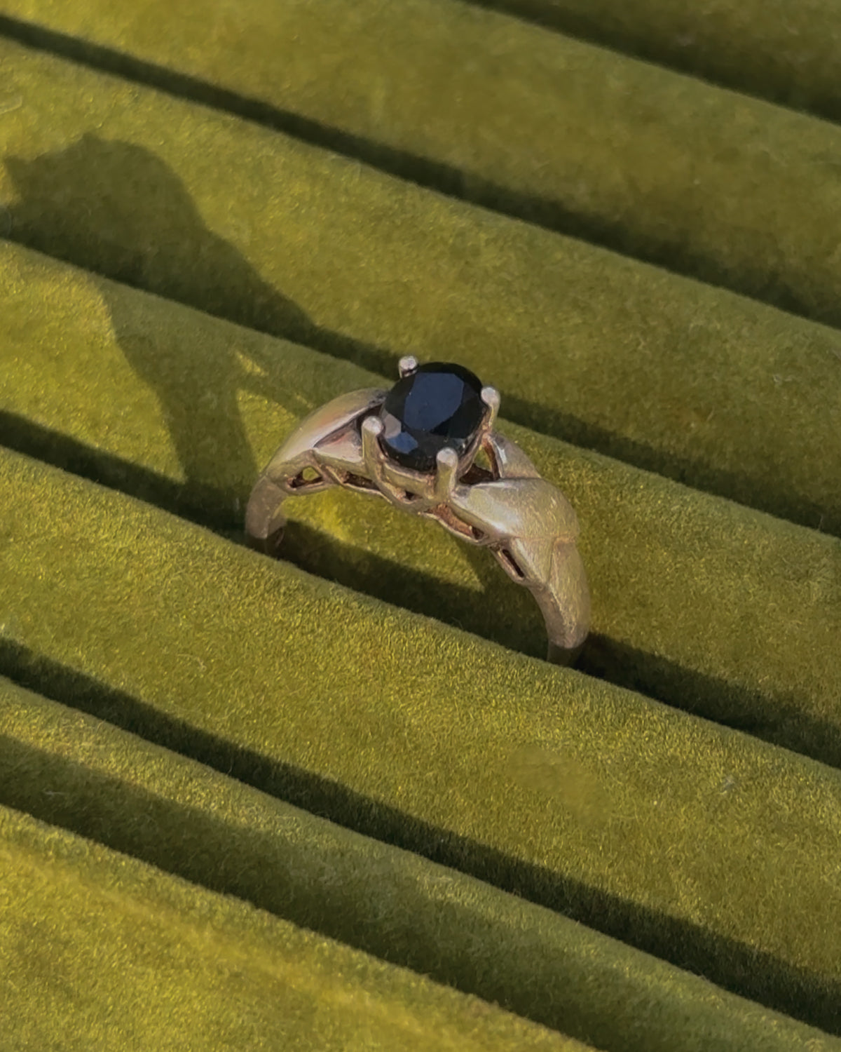 Sterling Silver & Sapphire Ring
