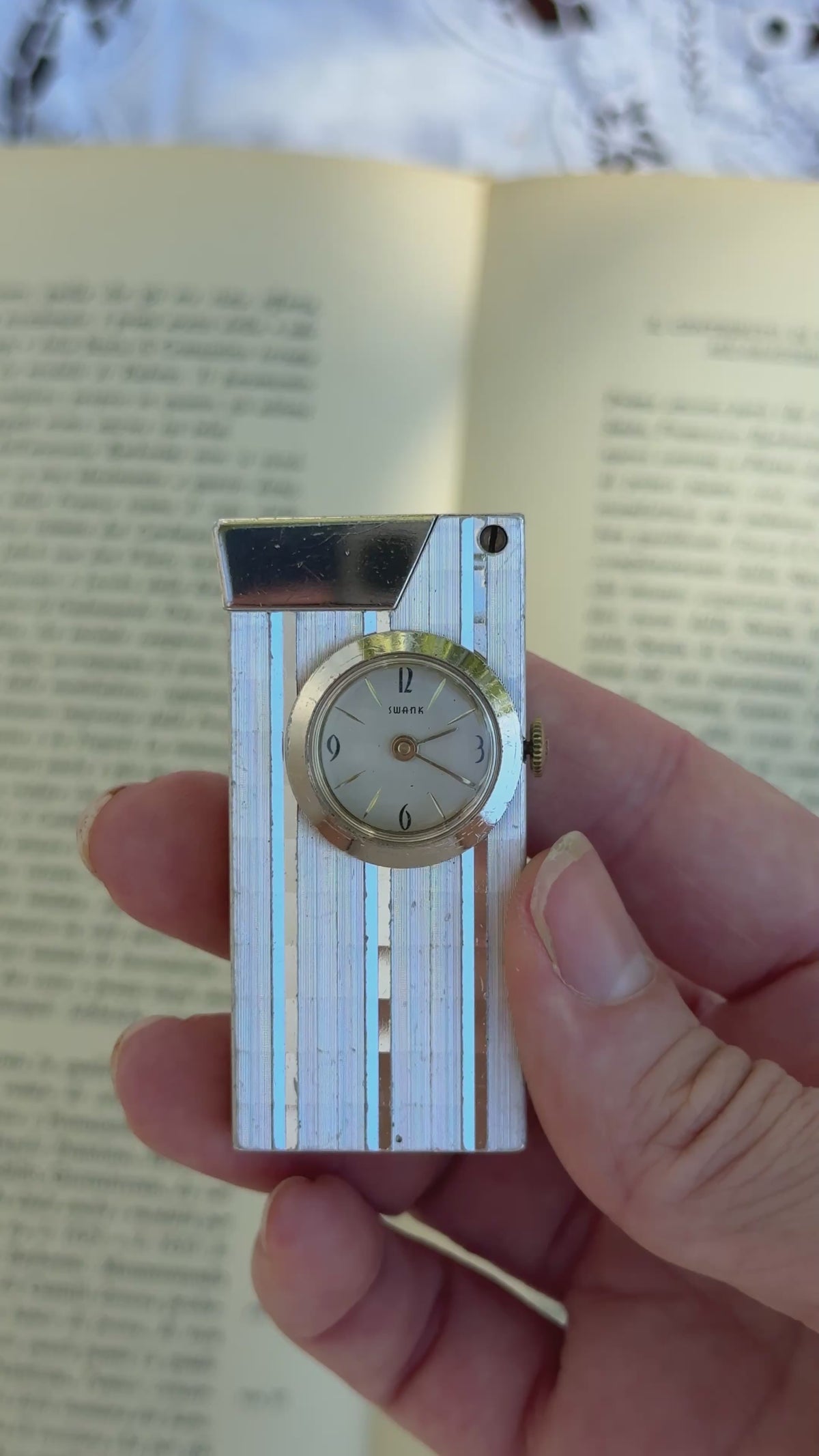 1960's Swiss Swank Watch Lighter